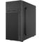 Boîtier PC avec 4 ports USB Natec Helix Matx mini tour noir NPC-2038