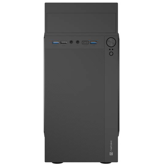 Caixa per a PC amb 4 ports USB Natec Helix USB C MATX Mini Torre Negra NPC-2171
