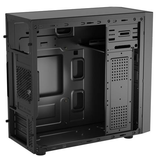 Caixa per a PC amb 4 ports USB Natec Helix USB C MATX Mini Torre Negra NPC-2171