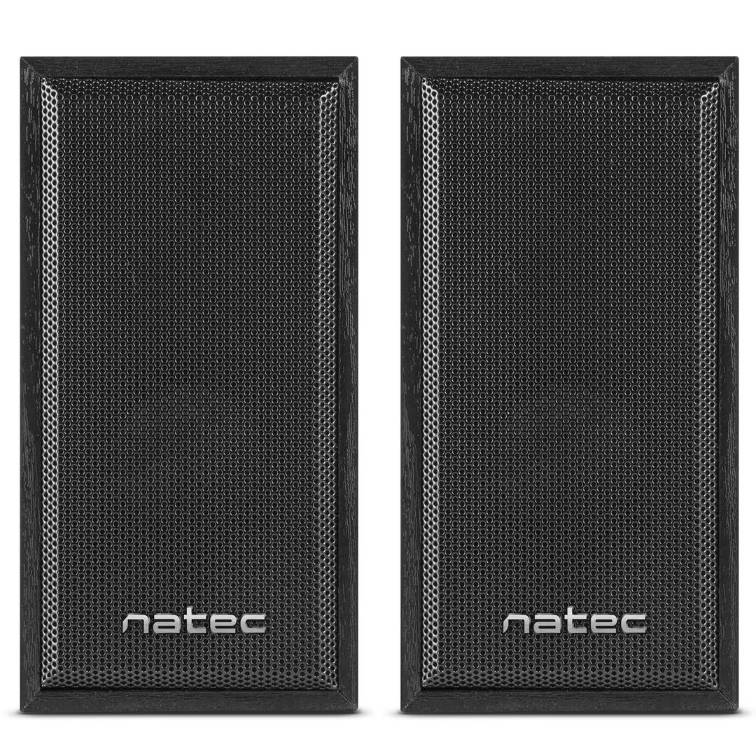 Speaker system for desktop or laptop computer 6w rms 2.0 usb black Natec Panther NGL-2111