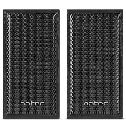 Speaker system for desktop or laptop computer 6w rms 2.0 usb black Natec Panther NGL-2111