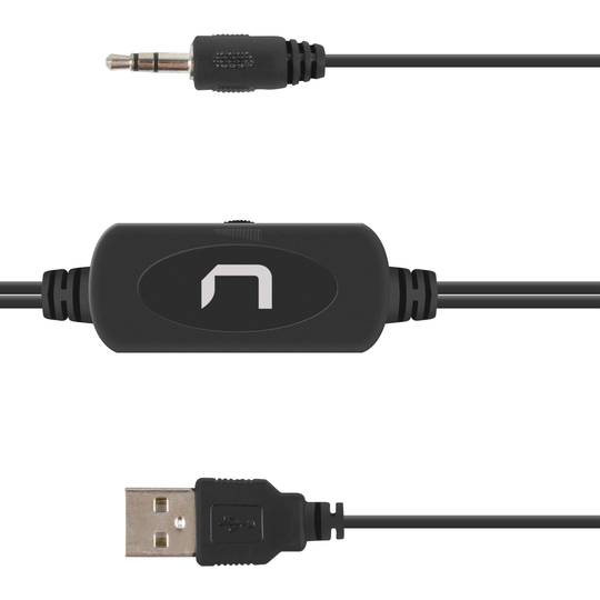 Speaker system for desktop or laptop computer 6w rms 2.0 usb black Natec Panther NGL-2111