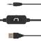 Speaker system for desktop or laptop computer 6w rms 2.0 usb black Natec Panther NGL-2111