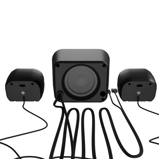 Système de haut-parleurs pour ordinateur de bureau ou portable Natec PUG NGL-2111 11 W RMS 2.1 Noir