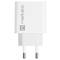 Carregador USB Natec Ribera 1X USB-A + 1X USB-C 20W branco NUC-2061