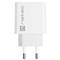 Carregador USB Natec Ribera 1X USB-A + 1X USB-C 20W branco NUC-2061