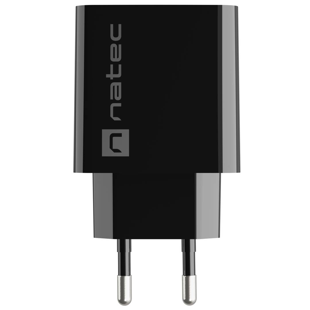 Natec Ribera USB-Ladegerät 1X USB-A 18W schwarz NUC-2058