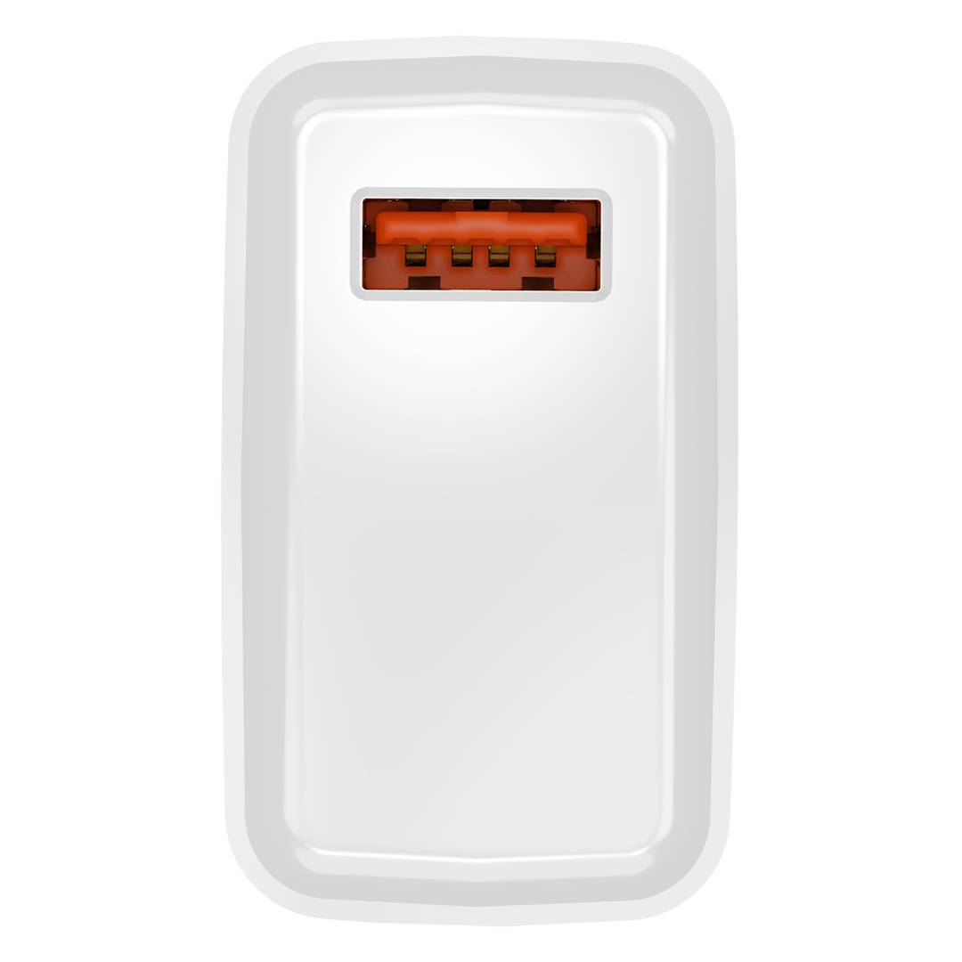Natec Ribera USB-lader 1X USB-A 18W wit NUC-2057