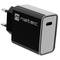 Natec Ribera Chargeur USB 1X USB-C 20W noir NUC-2060