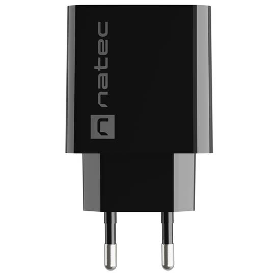 Natec Ribera Chargeur USB 1X USB-C 20W noir NUC-2060