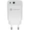 Carregador USB Natec Ribera GaN 1X USB-A + 1X USB-C 30W branco NUC-2140