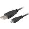 Micro USB Stecker auf USB-A Stecker 2.0 Adapterkabel 0,5 m schwarz Natec Extreme Media NKA-0427