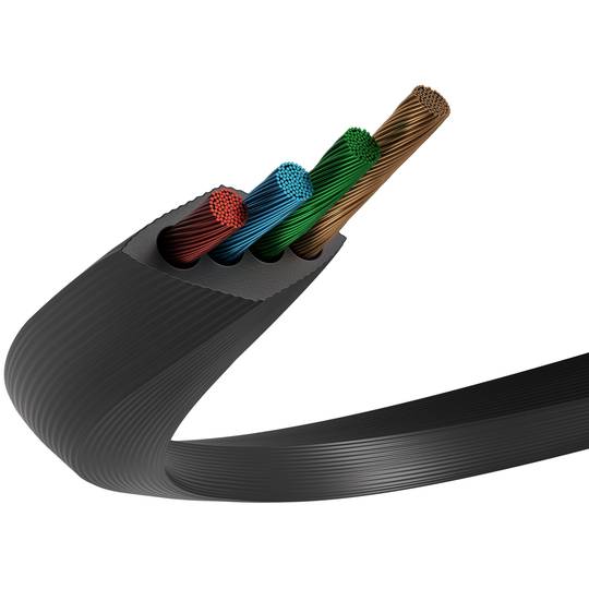 Cable adaptador USB micro USB macho a USB-A macho 2.0 de 1 m negro Natec Prati NKA-1203