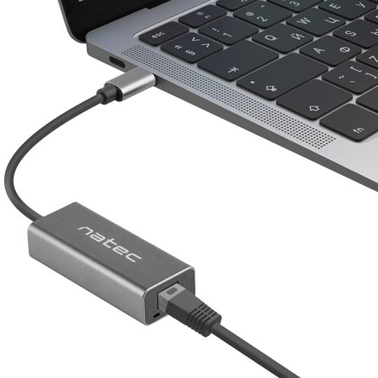 USB-C to RJ45 ethernet adapter Natec Cricket USB 3.1 1Gbps network card NNC-1925