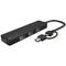 Natec Moth NHU-1342 4-Port USB Type-A 3.0 Hub Black
