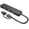 Natec Moth NHU-1342 4-Port USB Type-A 3.0 Hub Black