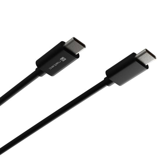 USB-C Stecker auf Stecker 2.0 Kabel 1m schwarz Natec Prati NKA-2146