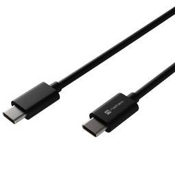 Cable USB-C mascle a mascle 2.0 de 2 metres negre Natec Prati NKA-2147