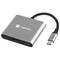 Adaptador multipuerto 3 en 1 USB-C a USB 3.0, HDMI 4K, USB-C PD Natec Fowler Mini NMP-1607