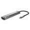 Adaptateur multiport USB-C vers 2X USB 3.0, HDMI 4K, USB-C PD 4 en 1 Natec Fowler Slim NMP-1984