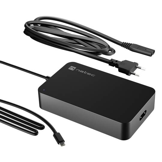 Carregador universal USB-C 90W per a portàtil smartphone o tablets Natec Grayling NZU-2035