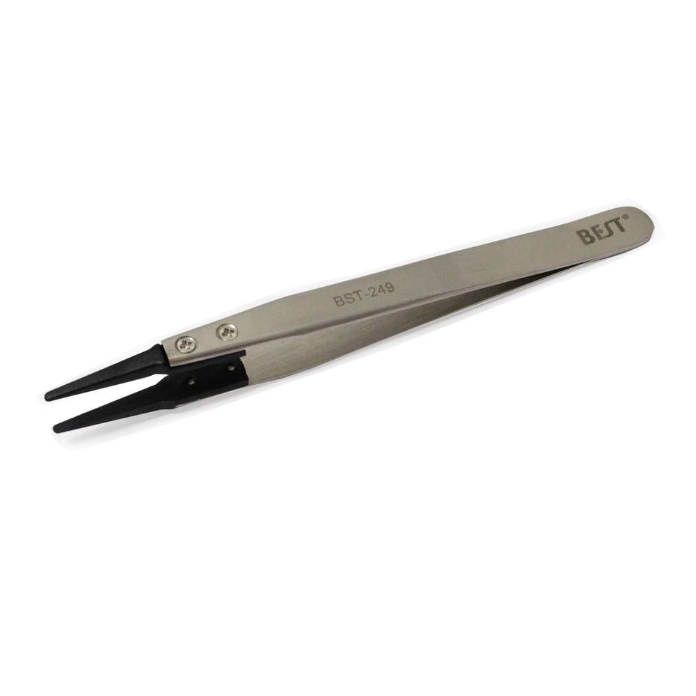 Pinzas de precisión punta recta modelo BEST BST-249
