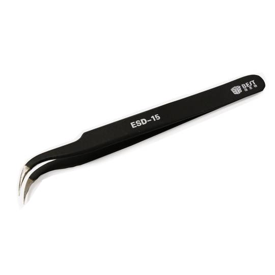 Precisie pincet gebogen tip BESTE ESD-15 model