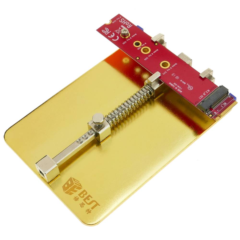 Suporte para reparo com mola para fixação de PCB e IC eletrônicos