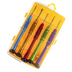 Conjunto de chaves de fenda para dispositivos eletrônicos 5 peças modelo BEST-9902S