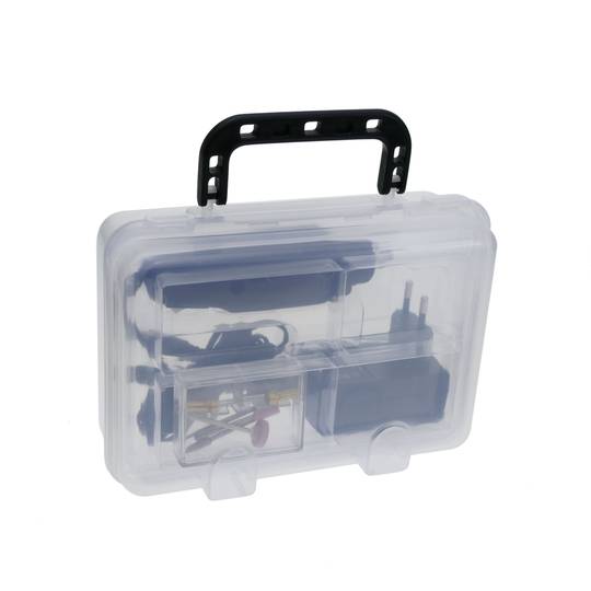 moedor de precisão com pasta e fonte de alimentação 12V