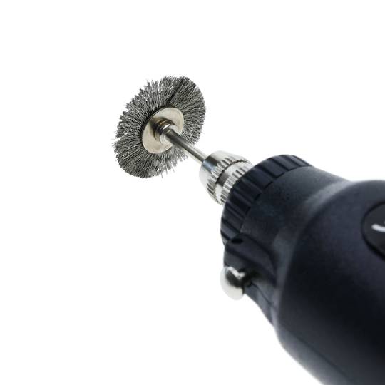 Okrągła stalowa szczotka 21 mm do mini-młynka