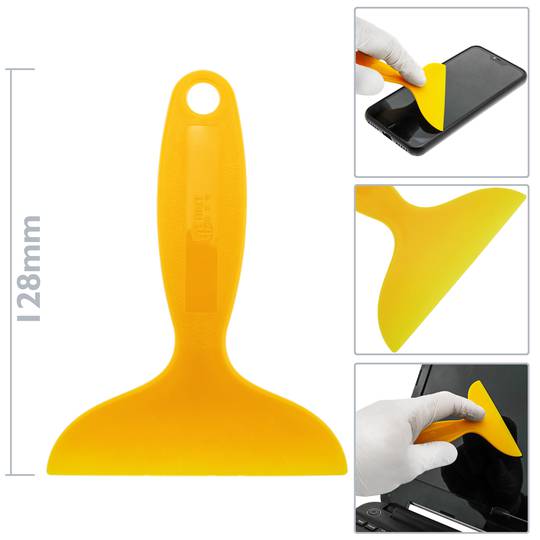 Plastic schraper om bellen 128 mm te verwijderen