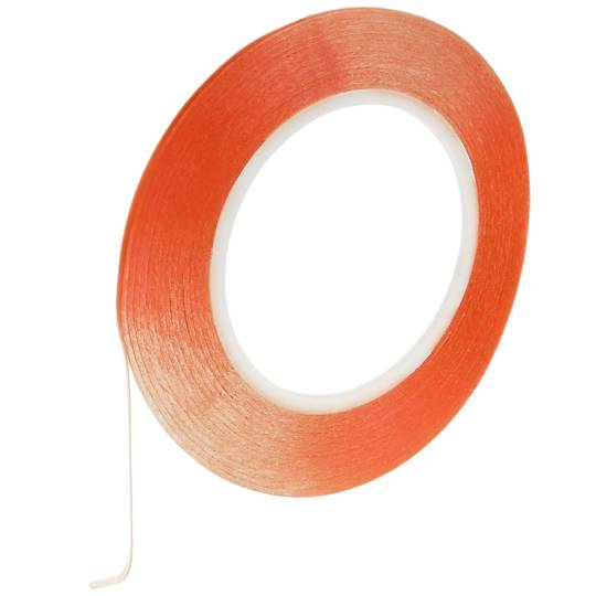 Ruban adhésif double face 2x0.8mm rouge