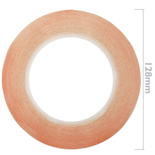Ruban adhésif double face 2x0.8mm rouge