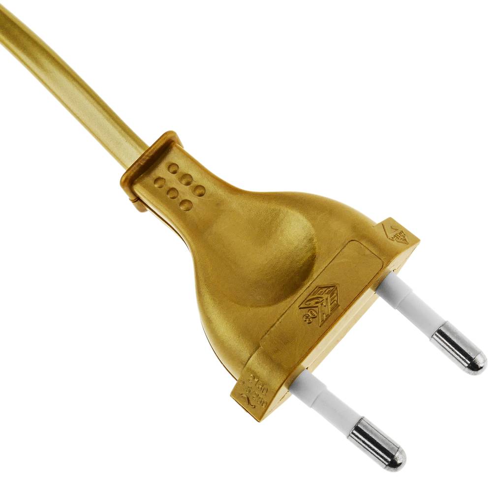 Cable de alimentación de 1,2 m con enchufe plano 2 pins