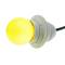 Lamp holder with external thread for 1 bulb E27 white