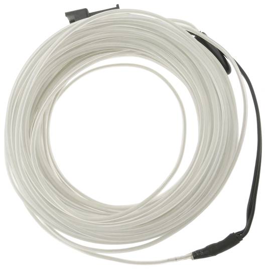 2,3 mm transparant-blauwe elektroluminescente kabel in 5 m spoel met batterijen