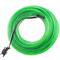 Soft green electroluminescent wire coil 5m 2.3mm Battery