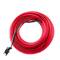2,3 mm różowy kabel elektroluminescencyjny w cewce 5 mz bateriami