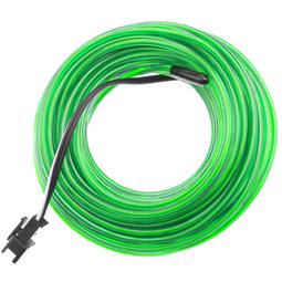 Strong green electroluminescent wire coil 5m 2.3mm Battery