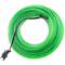 Cable electroluminescent verd fort de 2.3mm en bobina 5m amb piles