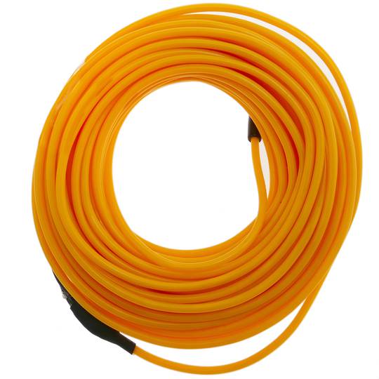 Elektroluminesdrahtspule 2.3mm Gold 5m Batterie