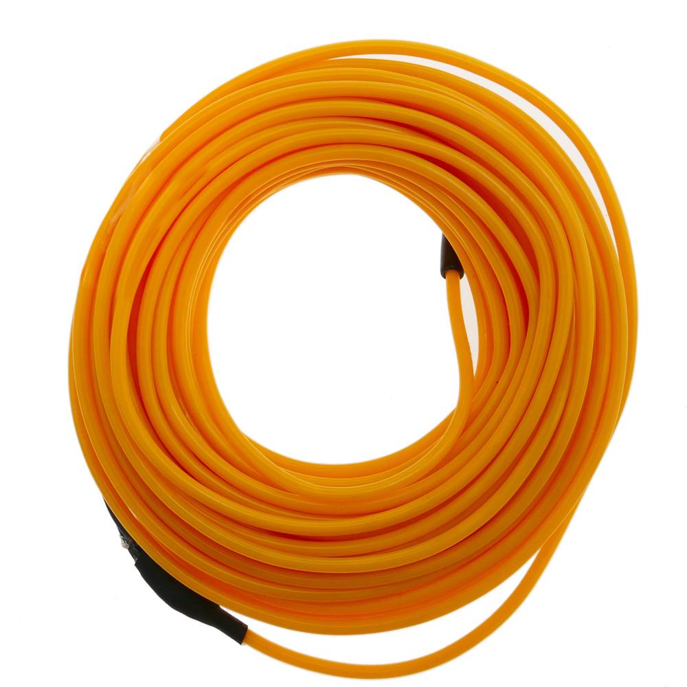 Elektroluminesdrahtspule 2.3mm Gold 5m Batterie