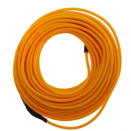 Elektroluminesdrahtspule 2.3mm Gold 5m Batterie