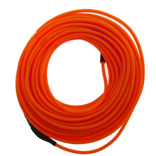 Red Elektrolumineszenzdraht Spule 5m 2.3mm Batterie