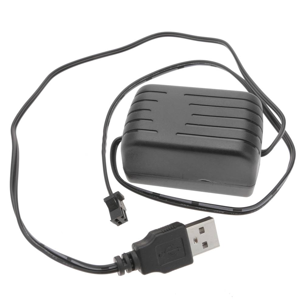 2,3 mm roze elektroluminescerende kabel in een spoel van 10 m aangesloten op 220VAC