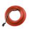 Cable electroluminescent vermell de 2.3mm en bobina 10m connectada a 220VAC