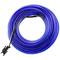 Marineblau Elektrolumineszenz-Drahtspule 2.3mm 10m bis 220VAC angeschlossen
