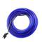 Marineblau Elektrolumineszenz-Drahtspule 2.3mm 10m bis 220VAC angeschlossen