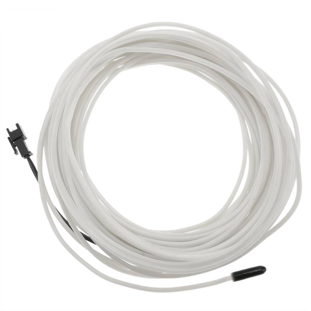 3,2 mm witblauwe elektroluminescerende kabel in batterijrol van 5 m